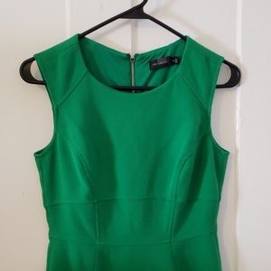 Green sleeveless Dress